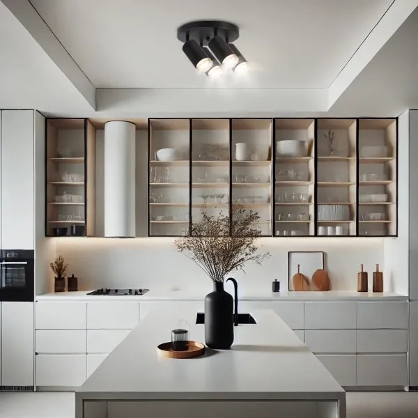 Brilagi - Kúpeľňové bodové svietidlo SELE AQUA 4xGU10/30W/230V IP44 čierna