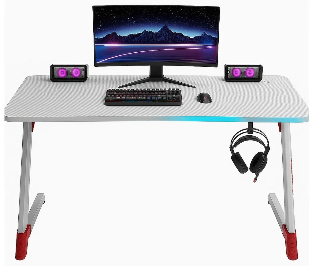 Herný stôl BG01 biely 120 cm