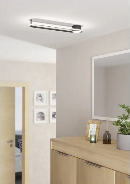 Eglo 902151-LED Stropné svietidlo COLLECORVINO LED/24W/230V 2700/4000/6500K čierna