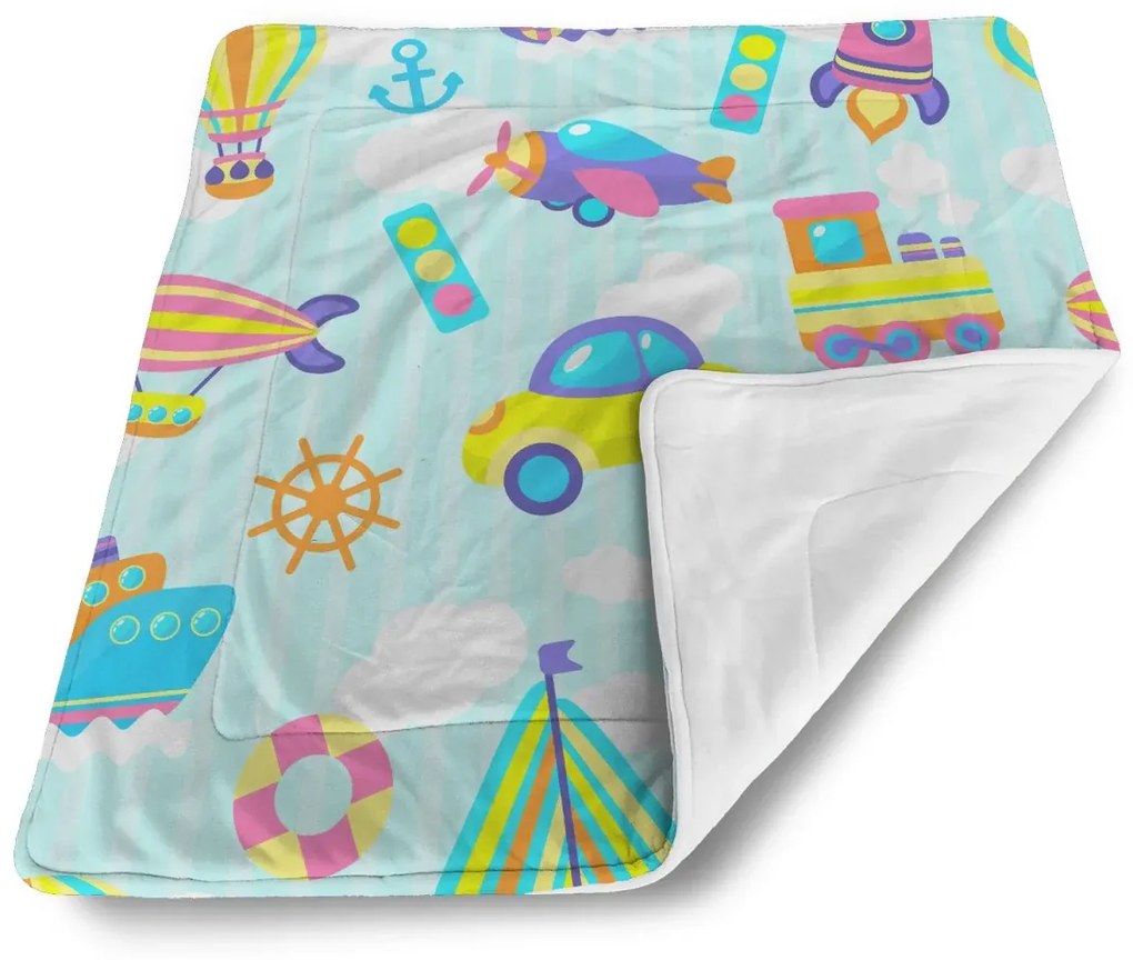 Sablio Deka pre bábätko Autíčka - 90x120 cm