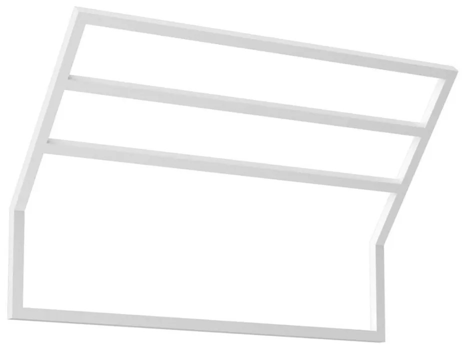 Nástenný vešiak na uteráky 37x60 cm biela