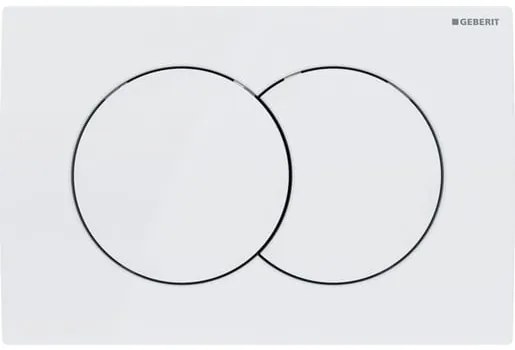 Ovládacie tlačidlo Geberit Delta01 plast biele 115.107.11.1, 1 ks