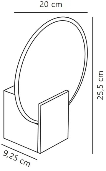 Nordlux - LED Stmievateľné kúpeľňové nástenné svietidlo HESTER LED/9,5W/230V biela