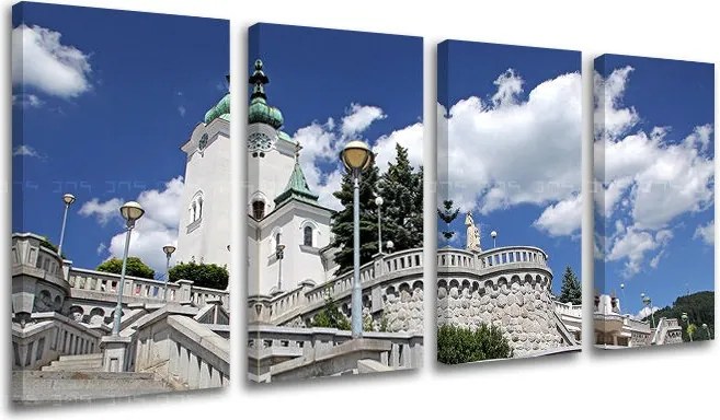 Obraz na stenu 4 dielny SLOVENSKO SK024E41