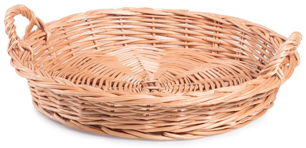 Podnos prútený Bakke IV.priemer 38 x v. 6(cm)