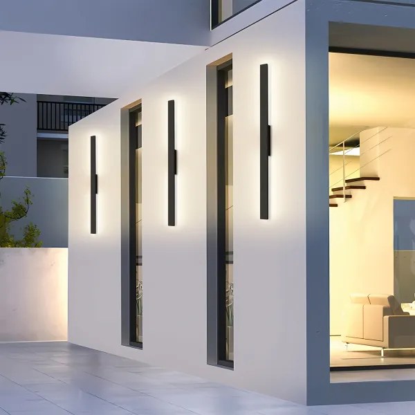 Brilagi - LED vonkajšie nástenné svietidlo LUNA LED/24W/230V 4000K IP65 čierna