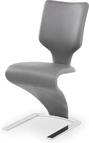 K301 stoličky svetlo šedá / šedá