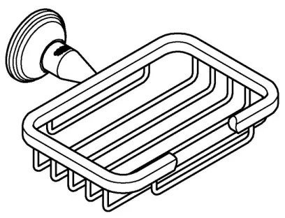 GROHE 40659001 - Rohová polička ESSENTIALS AUTHENTIC lesklý chróm