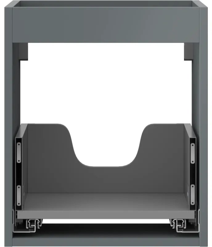 Mexen Box-A, závesná skrinka 40 cm, 1 zásuvka, grafitová matná, 91AX0-0400-470-1-66
