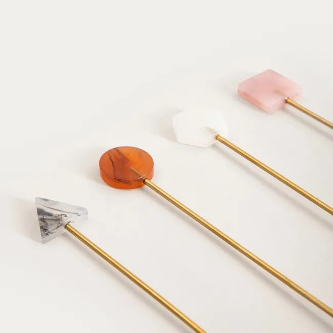 Súprava dezertných príborov DORELLE zlatá (4ks) 763311