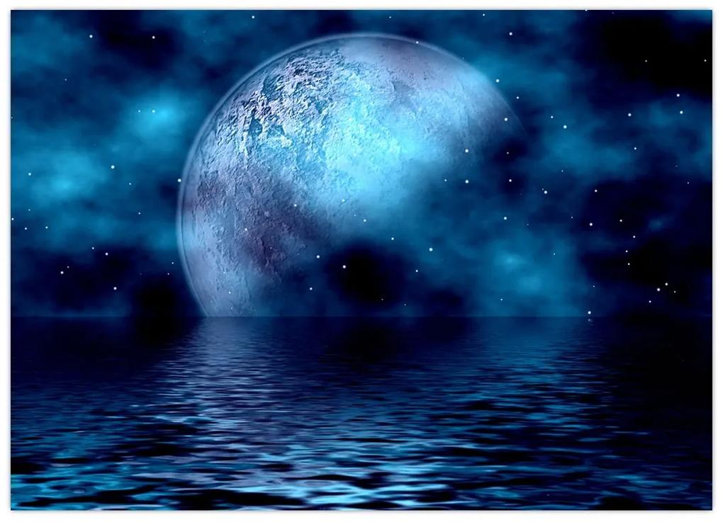 Obraz Mesiaca nad hladinou mora (70x50 cm)