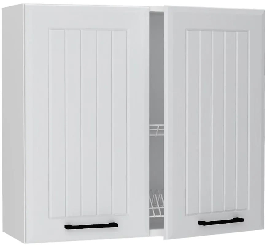 Skrinka do kuchyne Irma W80su Alu Svetlo šedá Mat