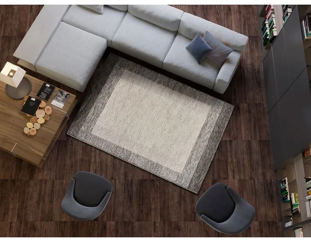 Sivý koberec 190x250 cm Delta – Universal