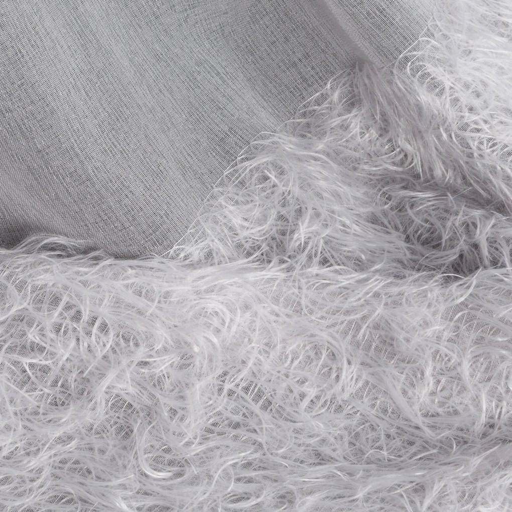 ZÁCLONA NA KRÚŽKOCH MARGARET2 140X250 CM STRIEBORNÁ