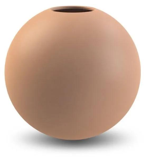 COOEE Design Guľatá váza Ball Cafe Au Lait 10 cm