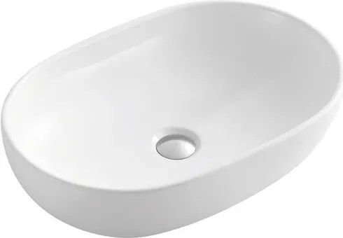 Sapho Caleo umývadlo na dosku 60,5x42 cm bez otvoru pre batériu, bez prepadu CA590