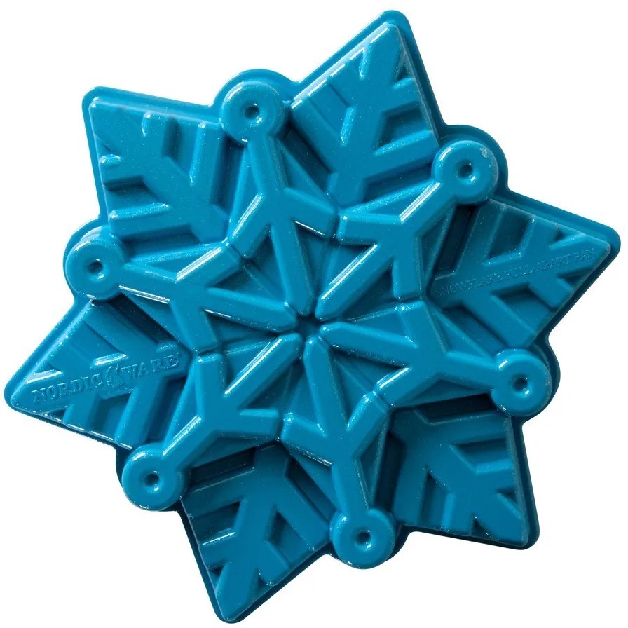 Frozen 2 forma na koláč Nordic Ware snehová vločka, modrá