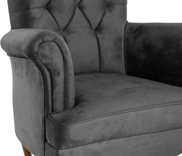 Kreslo Panama 1, sivá (Monolith 97)