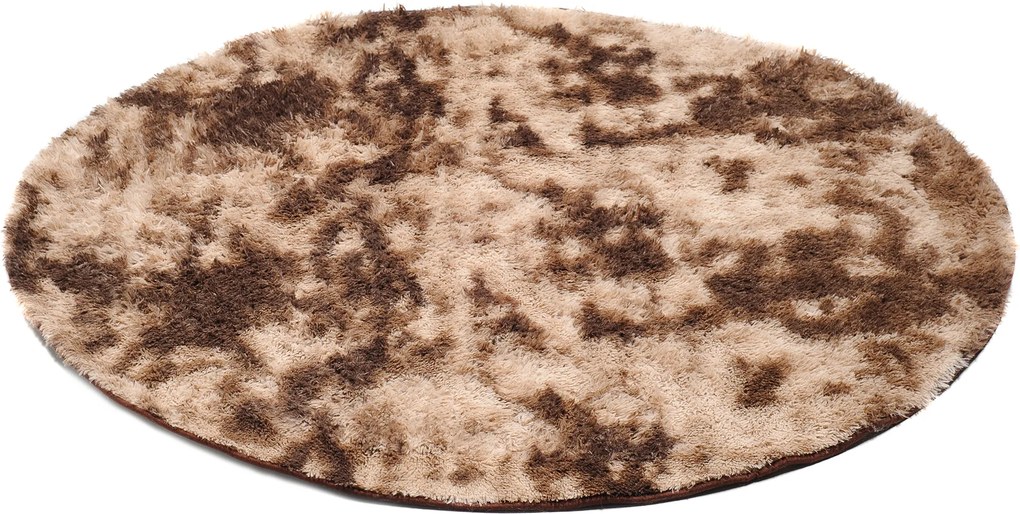 TA Koberec MR-580 Brown SILK DYED KOŁO Hnedý Okrúhly Rozmer: 130x130 cm