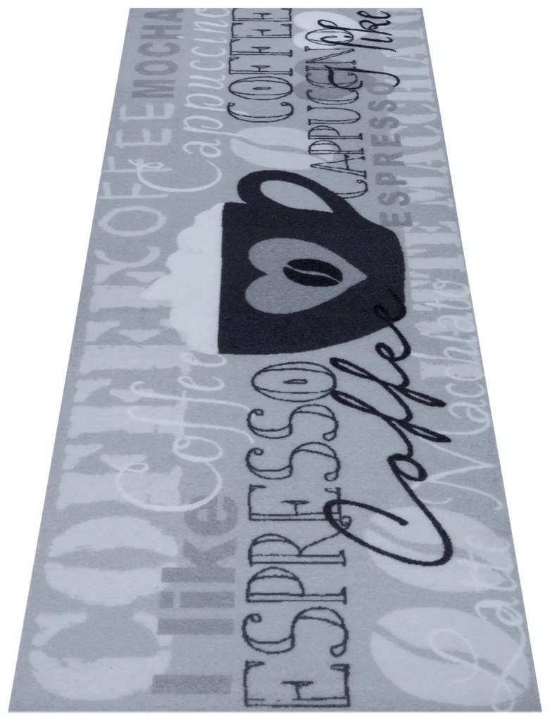 Behúň Cook & Clean 105729 Grey Black White, 50x150, šedá, kuchyňa, Hanse Home