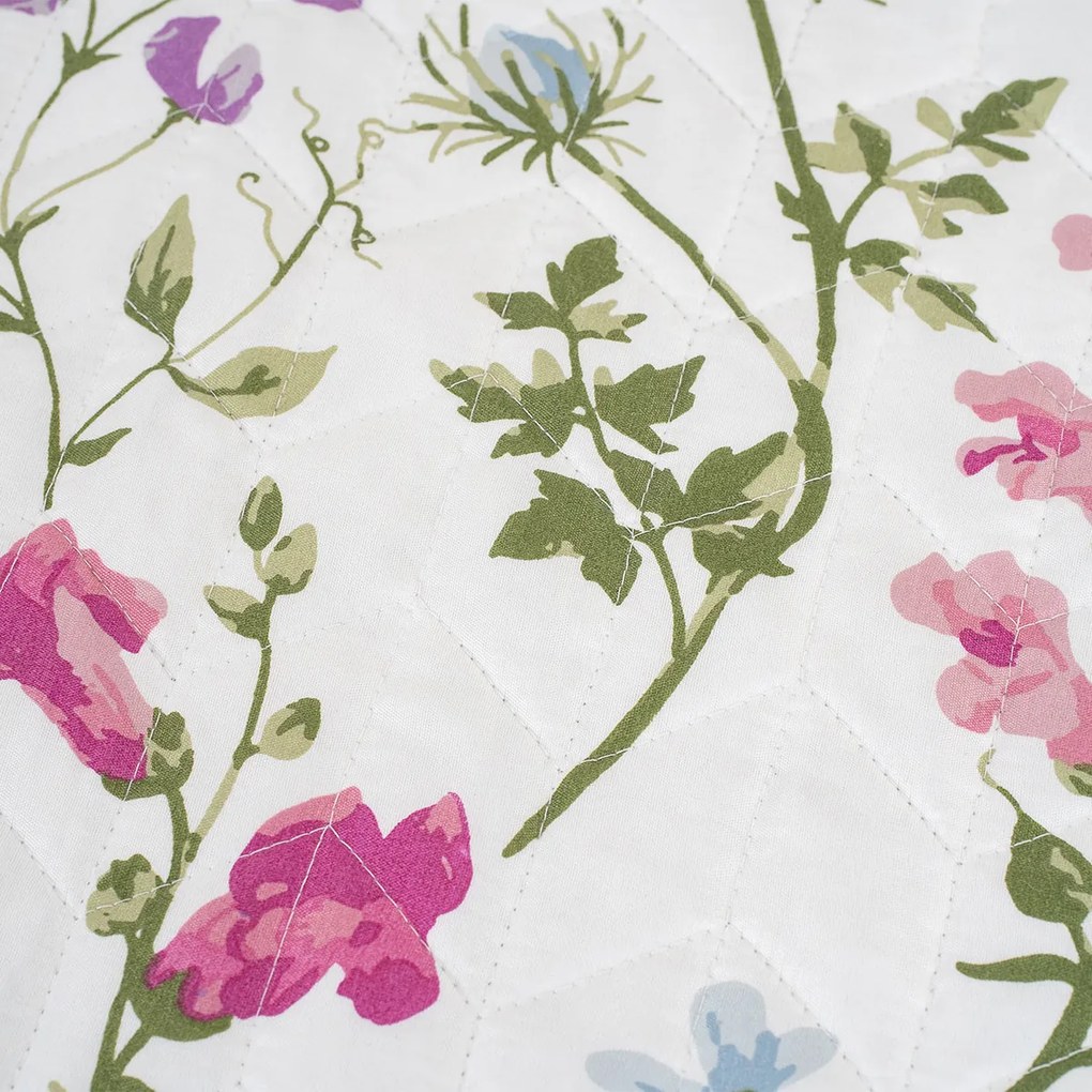 4Home Prehoz na posteľ Spring meadow, 220 x 240 cm + 2x 40 x 40 cm