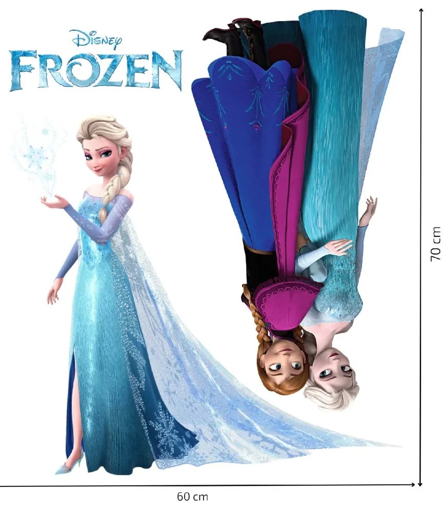 Samolepka na stenu "Frozen 4" 60x70cm
