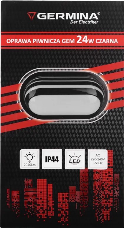 Germina Prisadené LED stropné svietidlo 24W - IP44 - neutrálna farba
