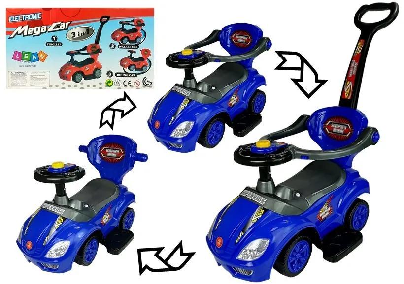 LEAN TOYS Autíčko Mega Car 3v1 - modré
