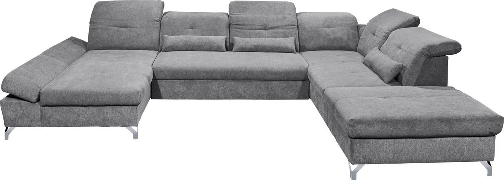 XXXLutz SEDACIA SÚPRAVA, textil, tmavosivá MID.YOU - Sedačky - 002220028609