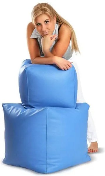 INTERMEDIC Sedací Vak Cube L 150L Farba: E18 - Žltá - slnko (Ekokoža)