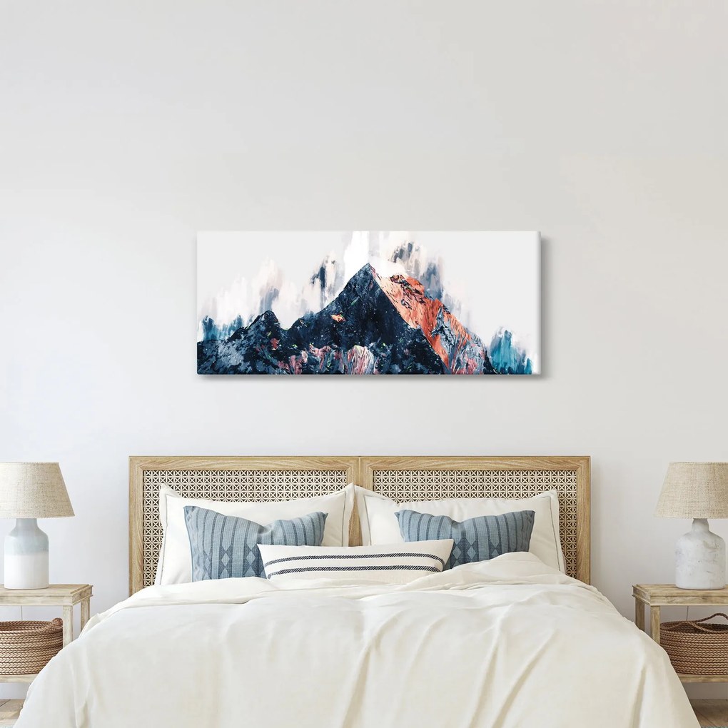 Obraz - Abstraktná hora (120x50 cm)