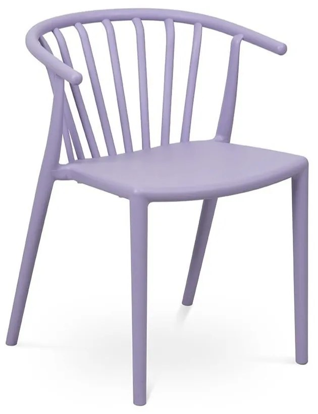 Plastová záhradná stolička v levanduľovej farbe Capri – Bonami Essentials