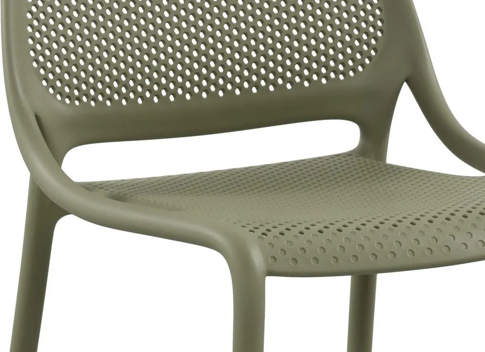 Jedálenská stolička Melinda, machovo zelená