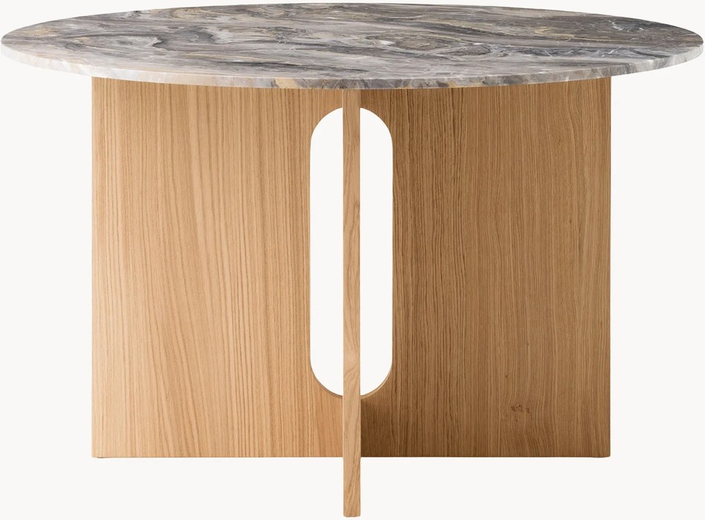 Okrúhly mramorový jedálenský stôl Androgyne, Ø 120 cm