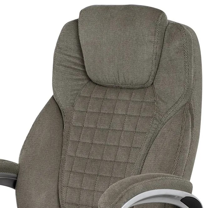 Autronic BONTEC Kancelárske kreslo, hojdací mechanizmus, sivá, KA-G196 GREY2 Farba: Strieborná