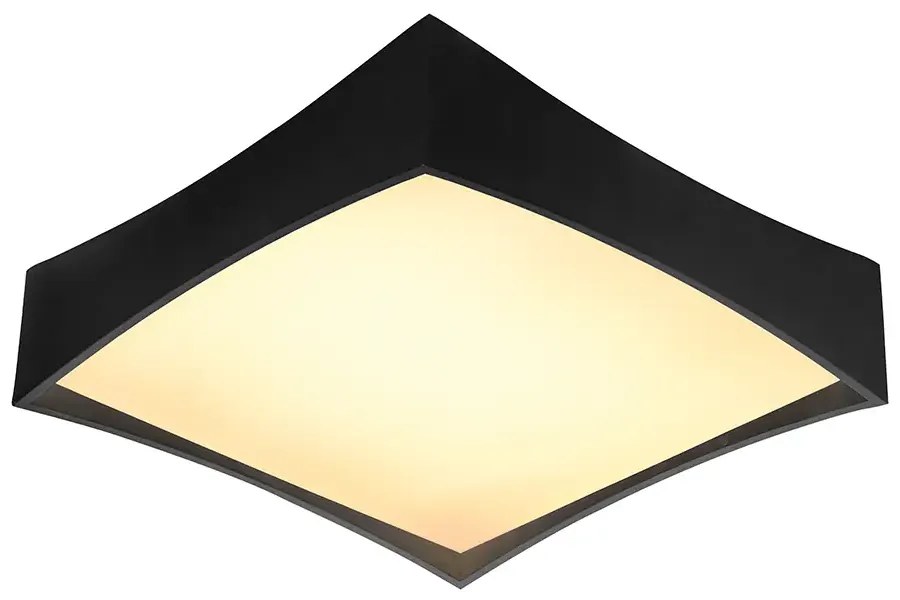 LED stropné svietidlo Veccio čierne
