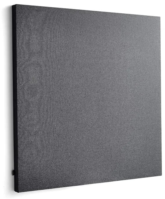 Akustický panel POLY, štvorec, 1180x1180x56 mm, nástenný, tmavošedá