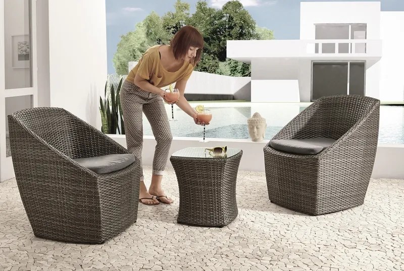 Záhradný set Plano (3 diely)