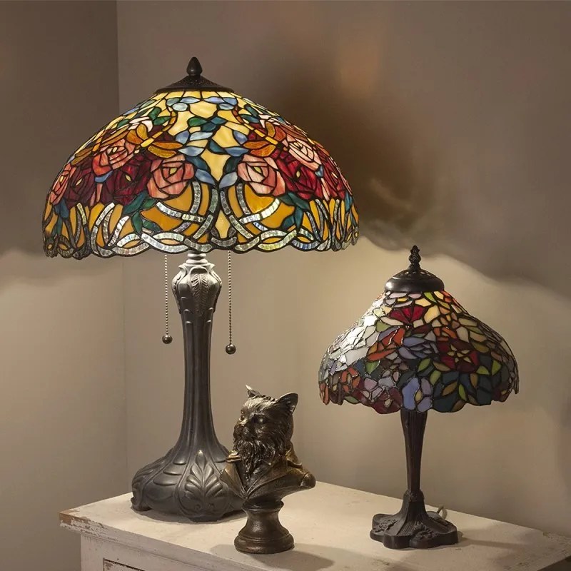 Stilní lampa Tiffany Woman
