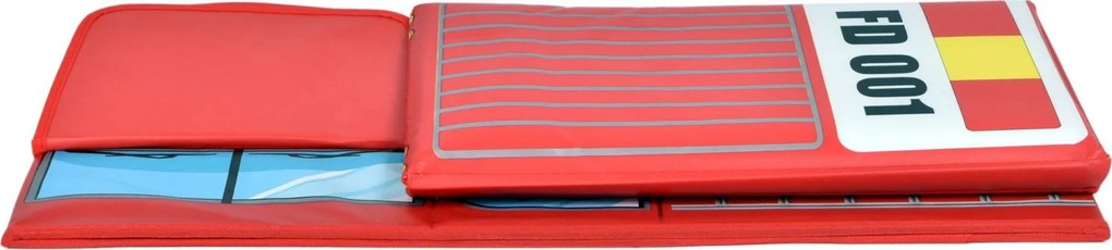 Skladací taburet / kôš na hračky Hasiči