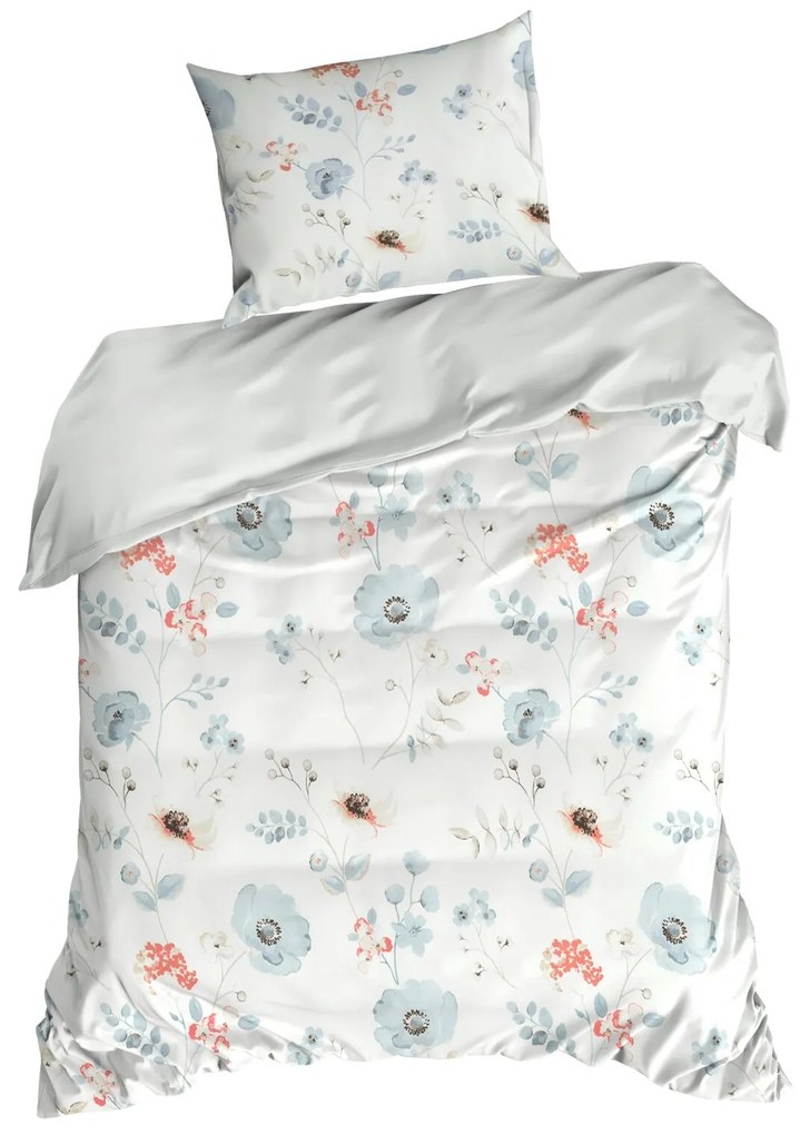 OBLIEČKY Z MIKROVLÁKNA INES 200X220 CM, 2KS 70X80 CM KVETY
