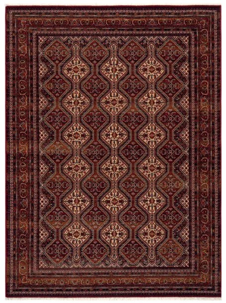 Koberec KESHAN, strapce 1256/53578 bordový / béžový