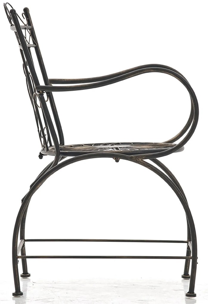 Kovová stolička Sheela s područkami (SET 2 ks) - Bronzová