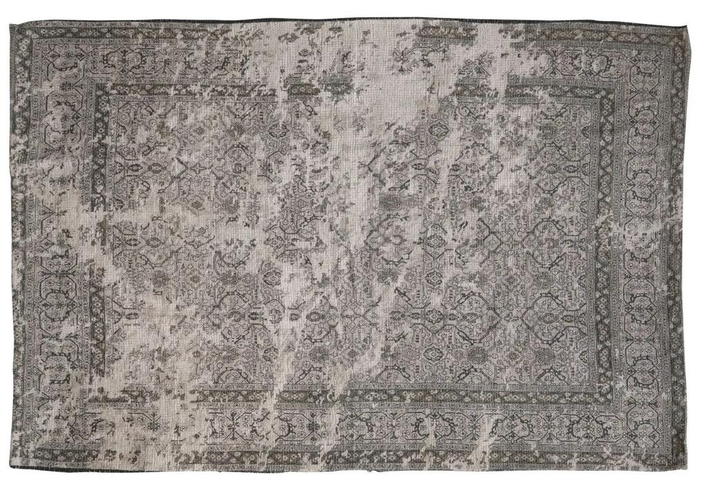 Mocca bavlnený koberec so vzorom French print - 180*120 cm