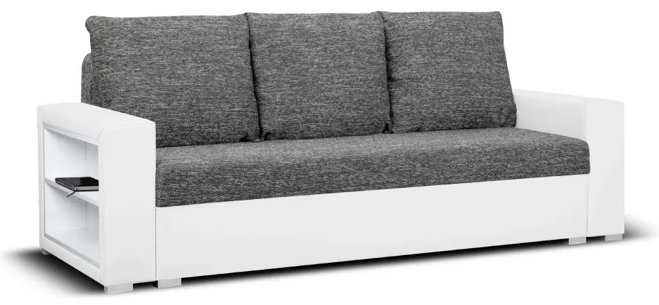 Rozkládací pohovka MILAN I Šedá/Bílá