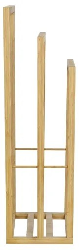 WENKO 25629100 - Stojan na uteráky BAMBUSA 42,5x82 cm hnedá