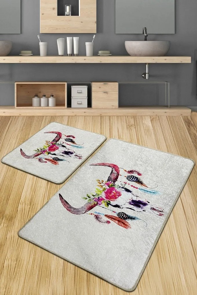 Sada 2 kusov kúpelňových predložiek Cervo béžová