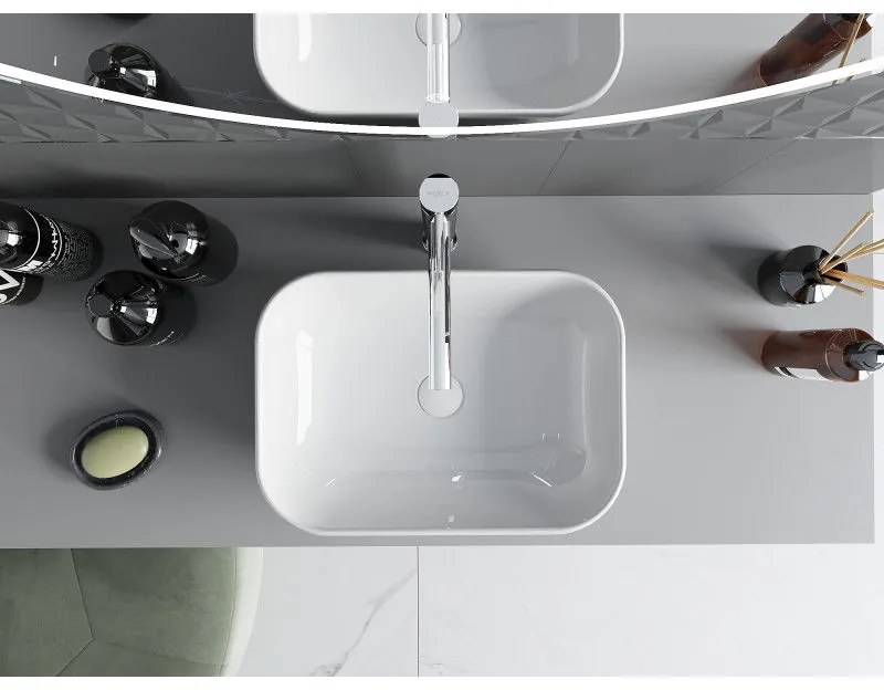 Mexen RITA umývadlo, 45x32 cm, biela, 21084500