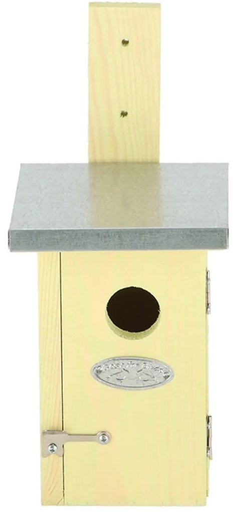 Vtáčia búdka Simi, 25,5x11,5x13,5 cm, drevo/kov, hnedá