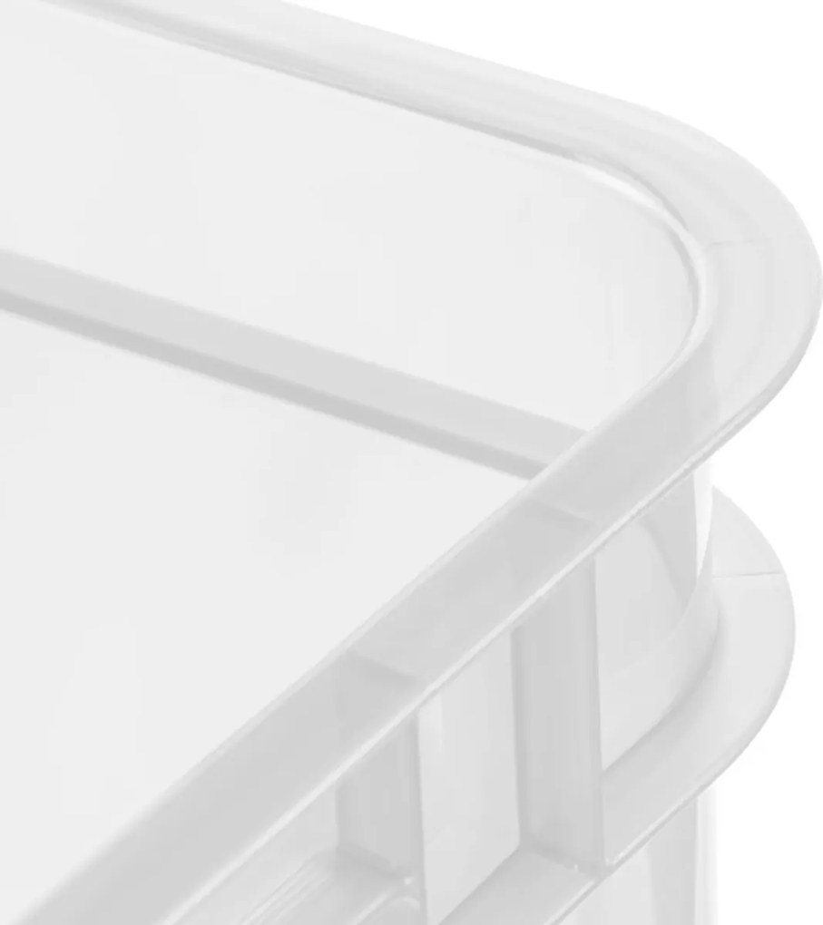 Keeeper Úložný box pro domácnost i dílnu, BRUNO XL, 28L, 43 x 35 x 24 cm, transparentní
